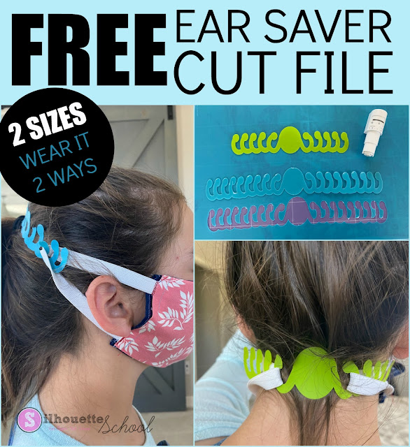 How to Cut Mask Hooks on Silhouette CAMEO (FREE Ear Saver Design Download)  - Silhouette School